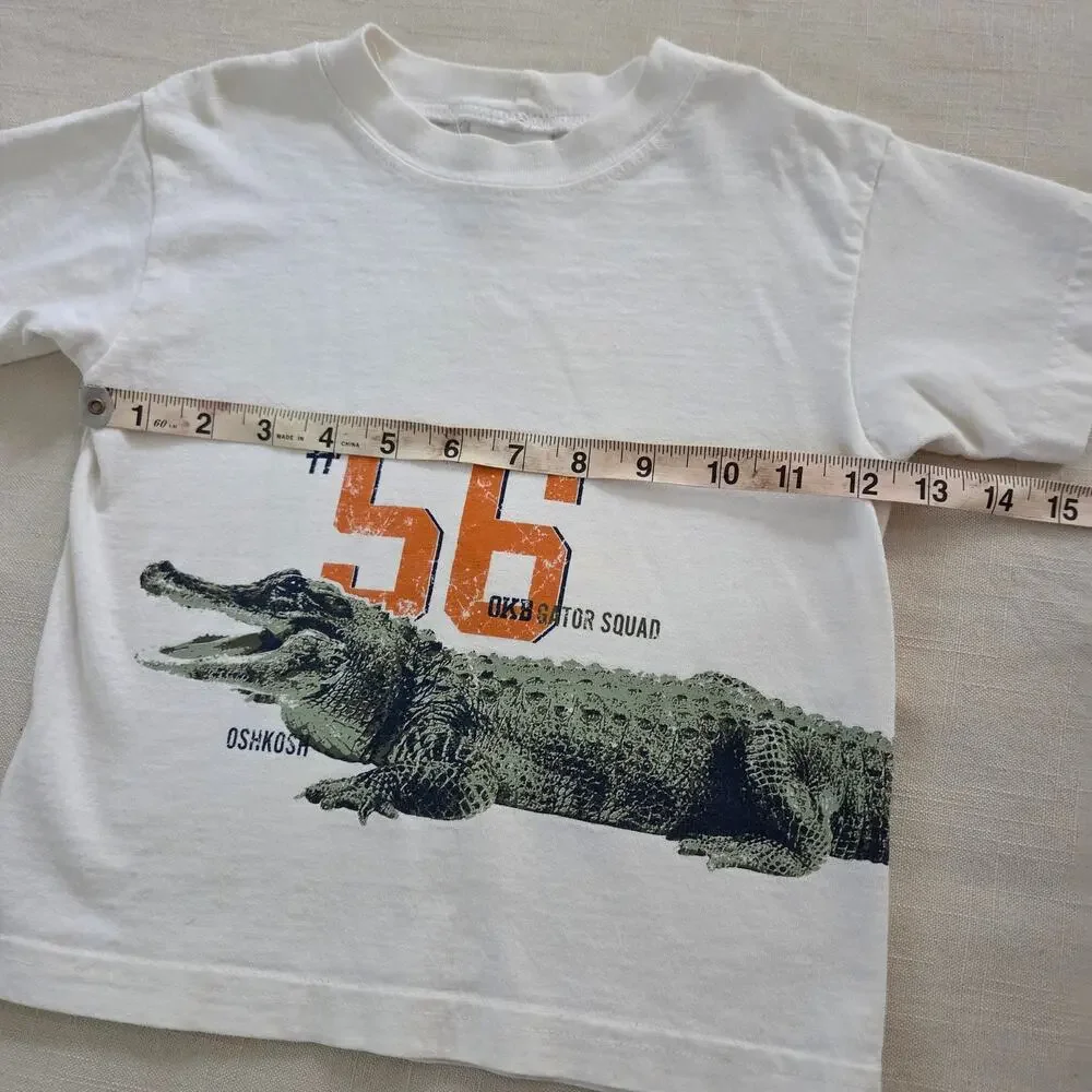 Vintage Oshkosh Alligator Cotton Tee 3t